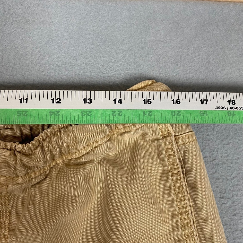 Aerie Carpenter Baggy Wide Leg Elastic Waist Utility Pants Womens Large Tan - Picture 9 of 12